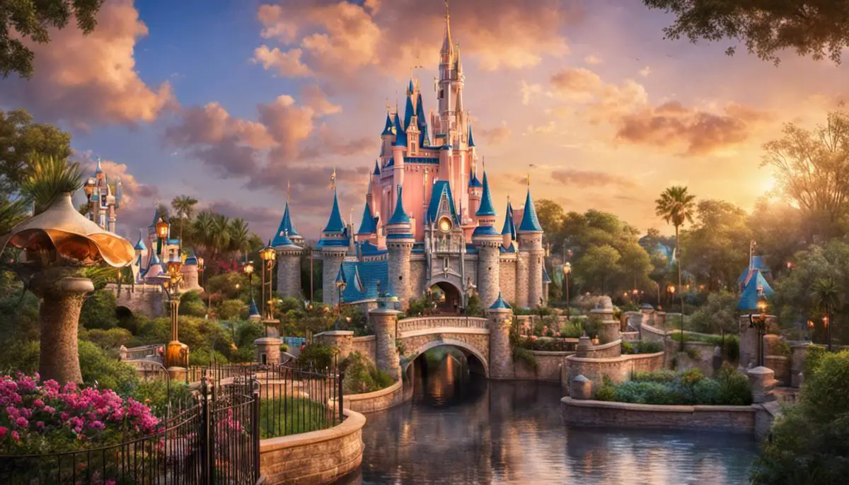 Descriptive image of the Disney parks in Florida with dashes instead of spaces