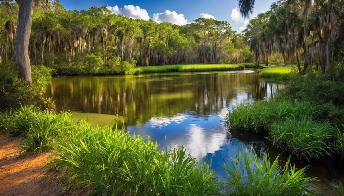 Image of the beautiful natural parks in Florida with abundant wildlife and scenic views